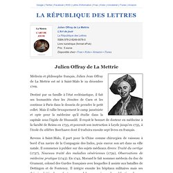 Julien Offray de La Mettrie