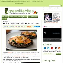 Mexican Style Portobello Mushroom Pizza