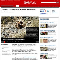 The Mexico drug war: Bodies for billions