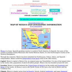 Mexico Map -ZoomSchool.com