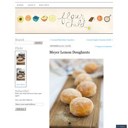 Meyer Lemon Doughnuts