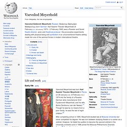 Vsevolod Meyerhold