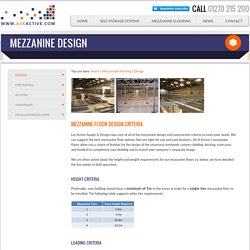 Mezzanine Design