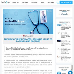 The Rise of mHealth Apps; Bringing Value To Patients And Doctors