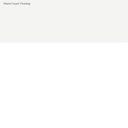 Carpet Cleaners Miami FL