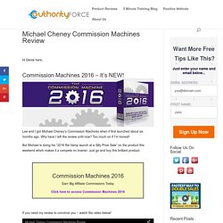Michael Cheney Commission Machines Review