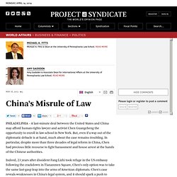 "China’s Misrule of Law" by Michael A. Fitts and Amy Gadsden
