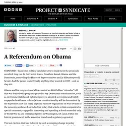 A Referendum on Obama - Michael Boskin