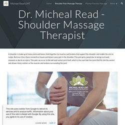 Shoulder Massage Therapist in NY by Dr. Micheal Read