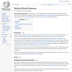 Michael Martin Hammer