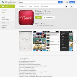 Michaels Stores - Android Apps on Google Play