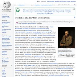 Fjodor Michailowitsch Dostojewski