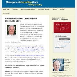 Michael Michalko: Cracking the Creativity Code