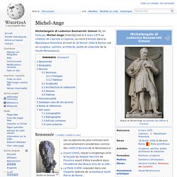 Michel-Ange (1475-1564)