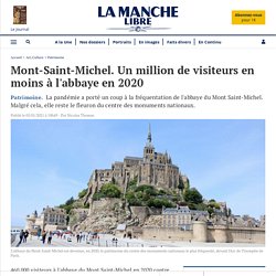 Mont-Saint-Michel. Un million de visiteurs en moins à l'abbaye en 2020
