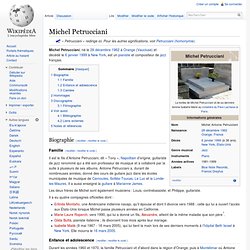 Michel Petrucciani biographie
