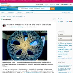 Michelin introduces Vision, the tire of the future