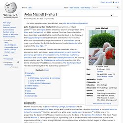 John Michell (writer)