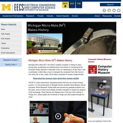 Michigan Micro Mote - World's Smallest Computer