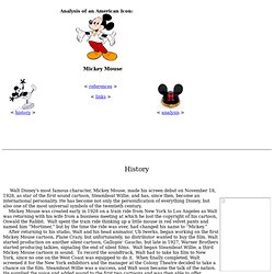 mickey mouse analysis