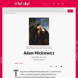 Adam Mickiewicz - Biography