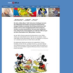 "Micky Maus"-Heft feiert 60. Geburtstag