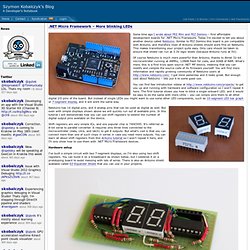 .NET Micro Framework – More blinking LEDs