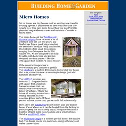 Micro Homes Tiny Houses