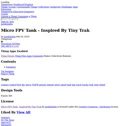 Micro FPV Tank - Inspired By Tiny Trak by JaniKabalin