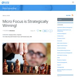 Micro Focus is Strategically Winning!