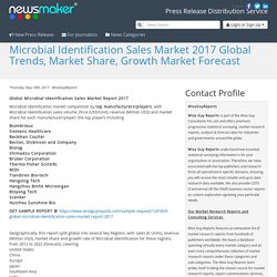 Microbial Identification Sales Market 2017 Global Trends, Market Share, Growth Market Forecast