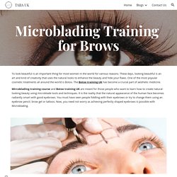 TABA UK - Microblading Training for Brows
