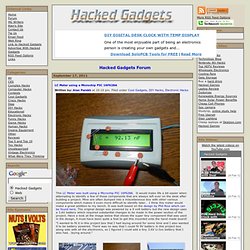 LC Meter using a Microchip PIC 16F628A - Hacked Gadgets - DIY Tech Blog