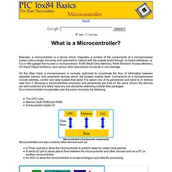 The PIC Tutorial - The Microcontroller Fundamentals
