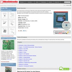 PIC Microcontrollers - Free Online Book