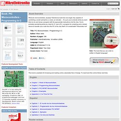 PIC Microcontrollers - Programming in C - Free Online Book