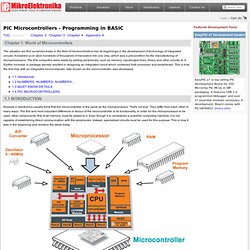 World of Microcontrollers - Chapter 1 - Book: PIC Microcontrollers - Programming in BASIC