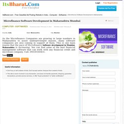Microfinance Software Development in Maharashtra Mumbai