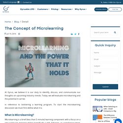 Microlearning Best Practices