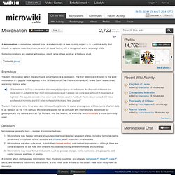 Micronation - MicroWiki