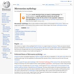 Micronesian mythology