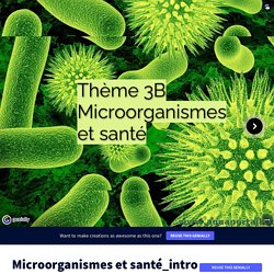 Microorganismes et santé_intro by chloe.archinard on Genially