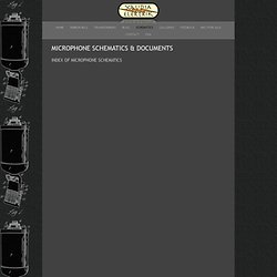 vintage microphone schematics and documents