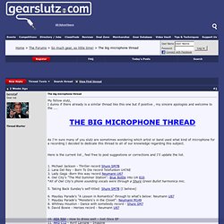 The big microphone thread