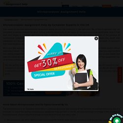 Microprocessor Assignment Help: Microprocessor Assignment Writing Service in UK