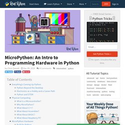 MicroPython: An Intro to Programming Hardware in Python
