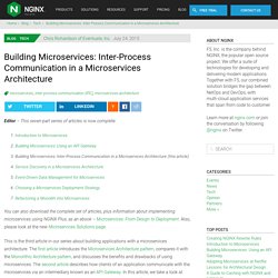 Building Microservices: Inter-Process Communication