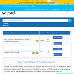 Microsoft Windows Certification Course