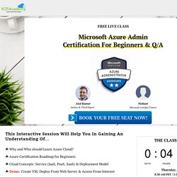 Microsoft Azure Admin Certification For Beginners & Q/A