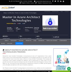 Top Master in Microsoft Azure Architect training by DevOpsSchool